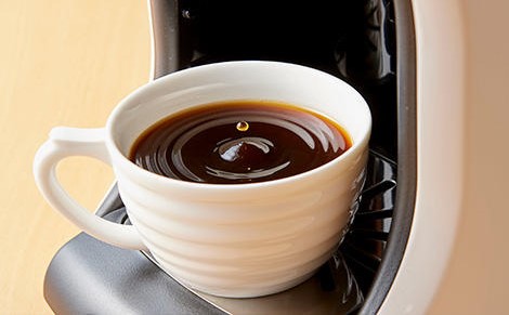 清潔なコーヒーメーカーで淹れられる