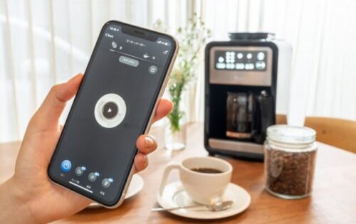 スマホアプリで遠隔操作ができるコーヒーメーカー