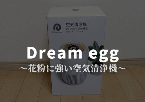 【Dreamegg TR-8080Bレビュー】花粉に特化した空気清浄機