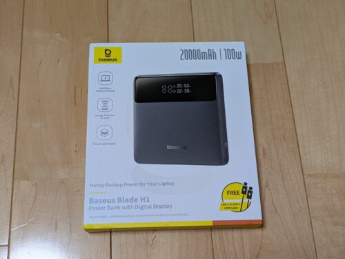 Baseus 100W Power Bank 20000mAhをレビュー